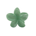 Plumeria Hair Clip - Large: Marbled Mint