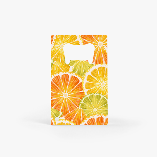 Citrus Crush Card Bottle Opener
