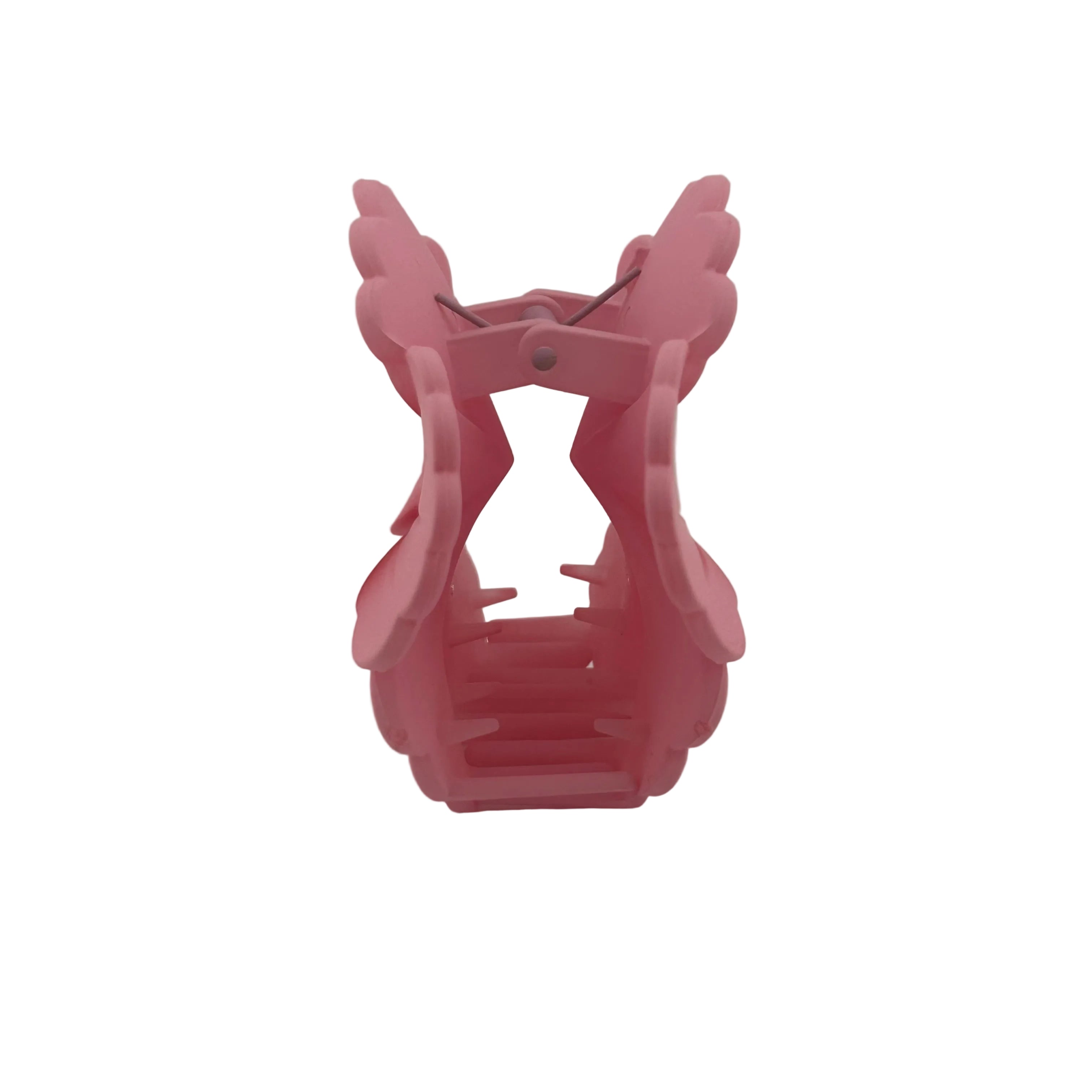 Hibiscus Hair Clip - Large: Pink/Red
