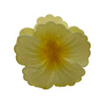 Hibiscus Hair Clip - Large: Yellow