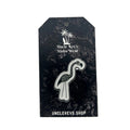Flamingo Skeleton Acrylic Pin