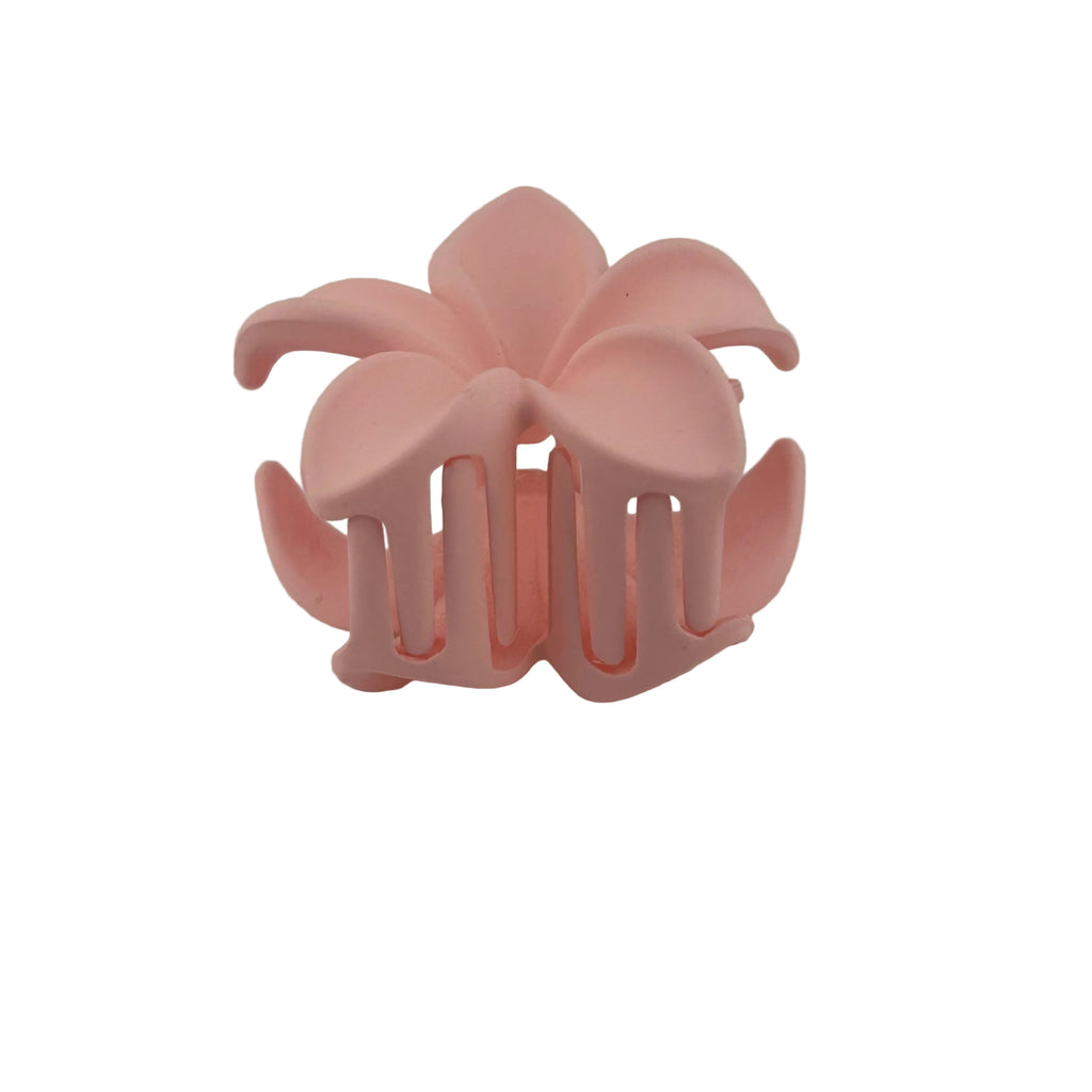 Plumeria Hair Clip - Small: Light Pink