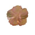 Hibiscus Hair Clip - Large: Iridescent Peach
