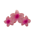 Plumeria Trio Hair Clip - Large: Pink