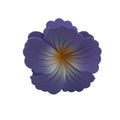 Hibiscus Hair Clip - Large: Purple/Orange