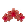 Plumeria Trio Hair Clip - Large: Light Pink/Pink