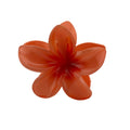 Plumeria Hair Clip - Large: Orange