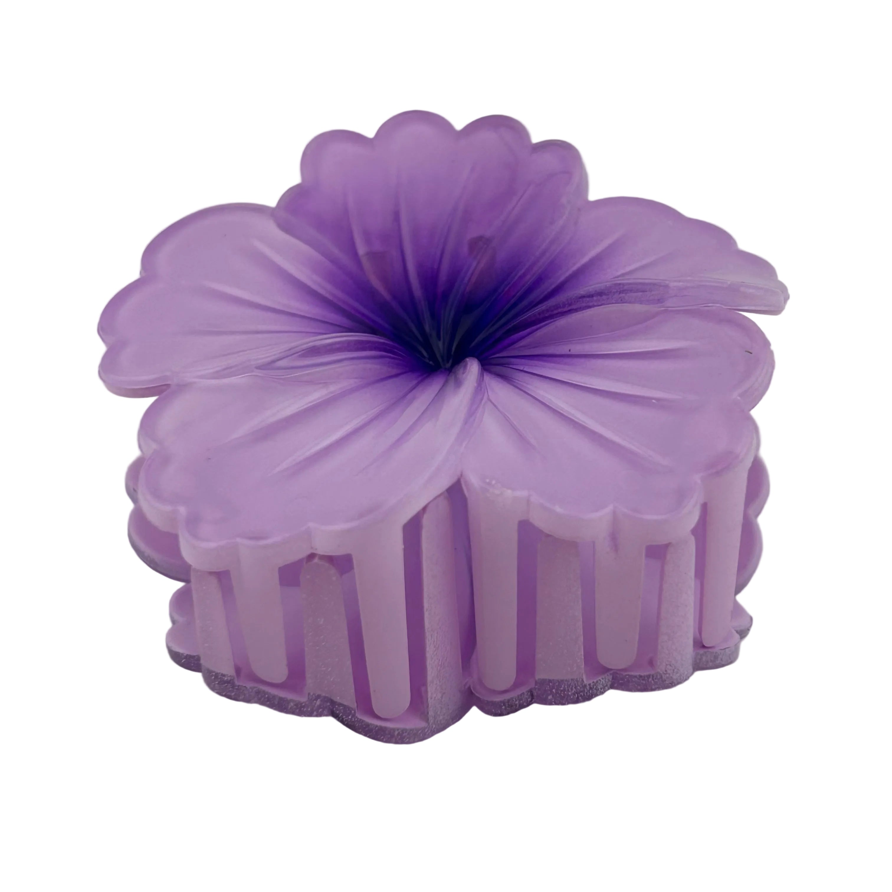 Hibiscus Hair Clip - Large: Lavender/Purple