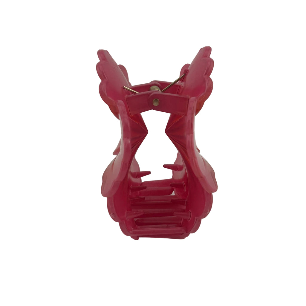 Hibiscus Hair Clip - Large: Maroon