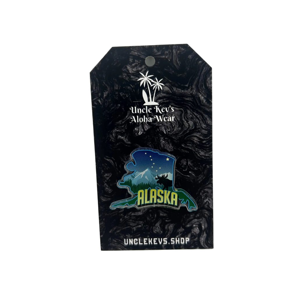 Alaska Acrylic Pin