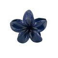 Plumeria Hair Clip - Large: Dark Purple/Brown