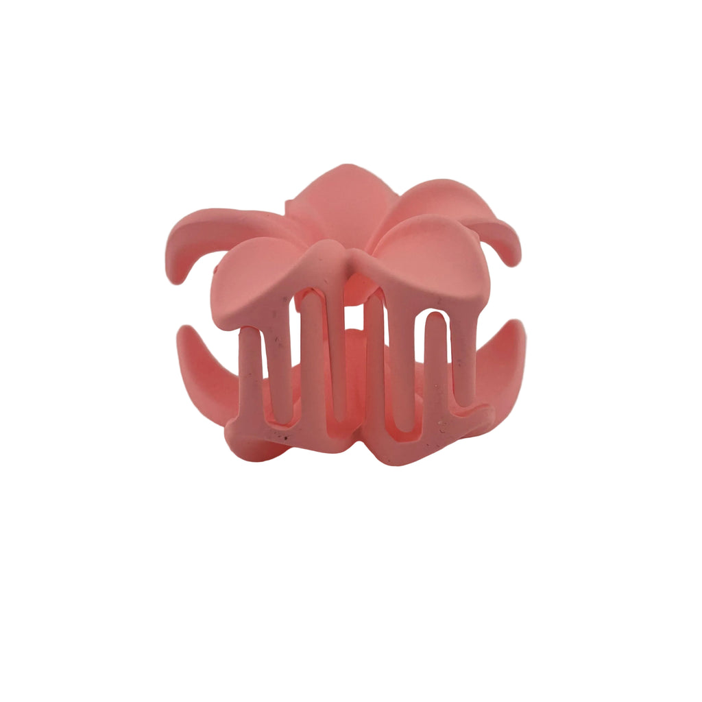 Plumeria Hair Clip - Small: Pink