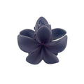 Plumeria Hair Clip - Small: Dark Purple