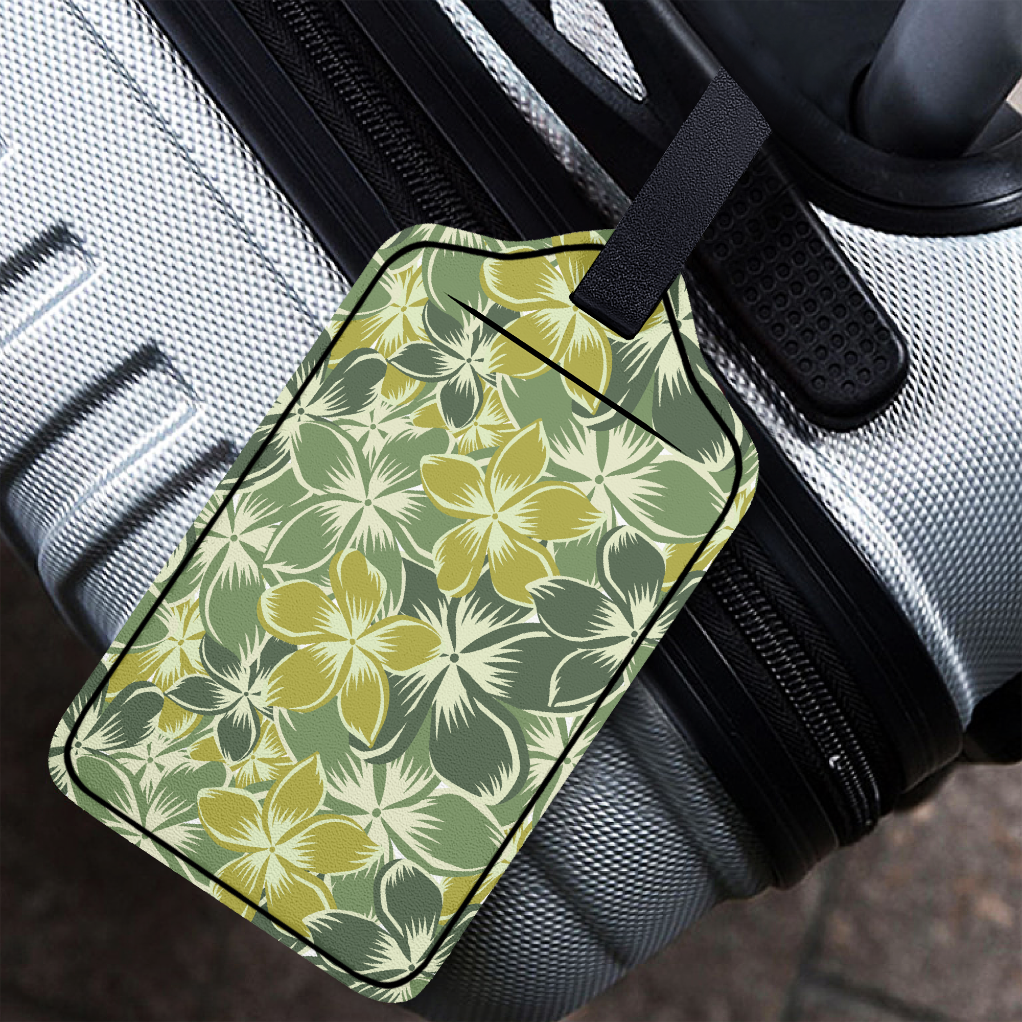 Hawaiian Camo Luggage Tag