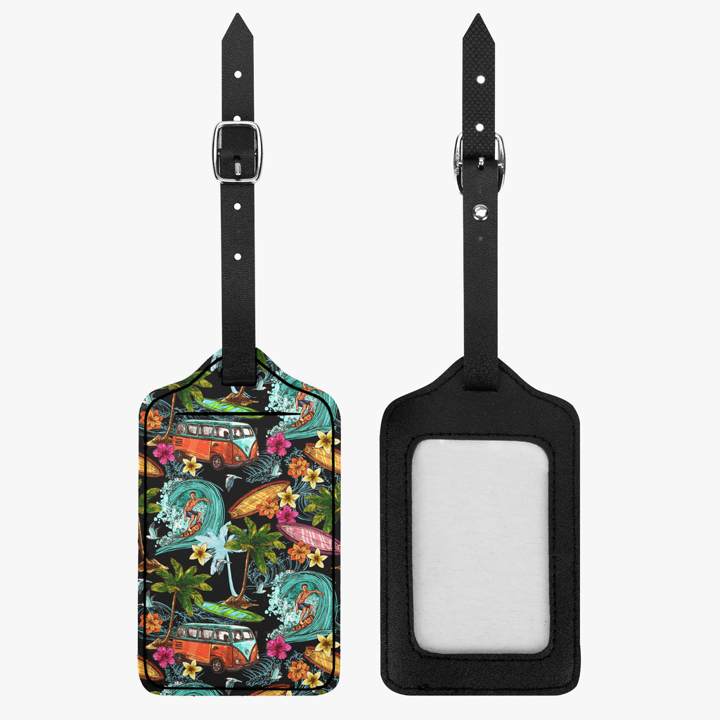 Hawaiian Sketches Dark Luggage Tag
