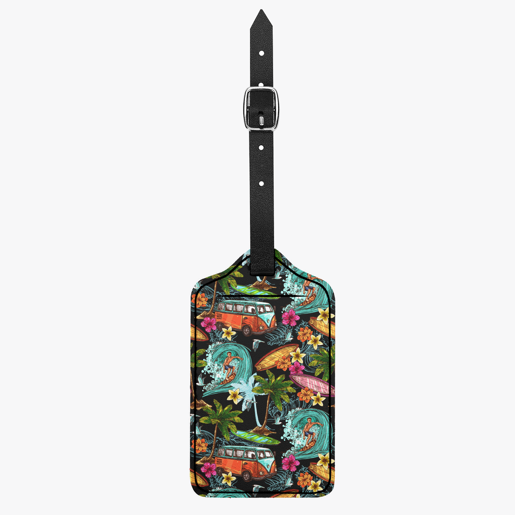 Hawaiian Sketches Dark Luggage Tag