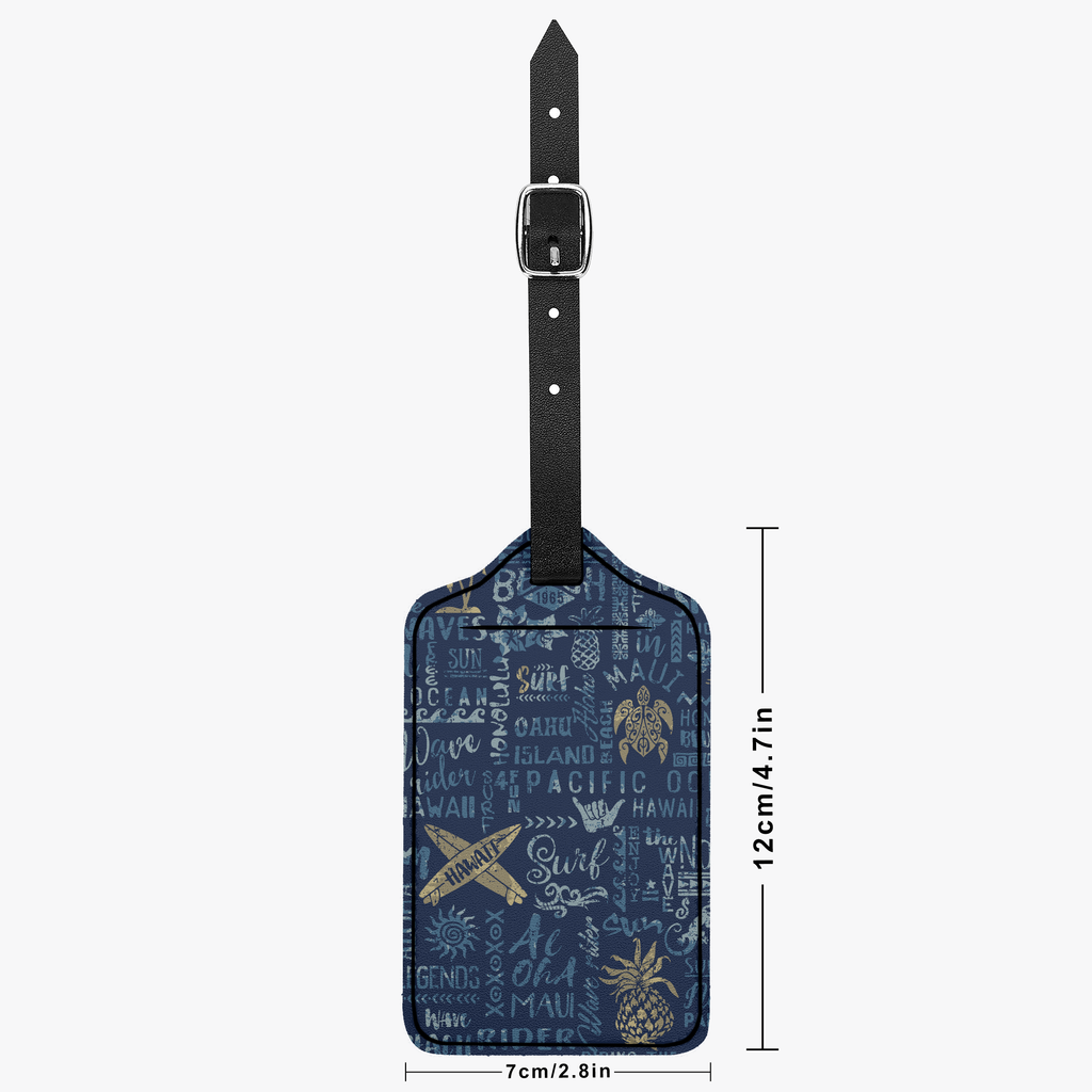 Hawaiian Surf Luggage Tag