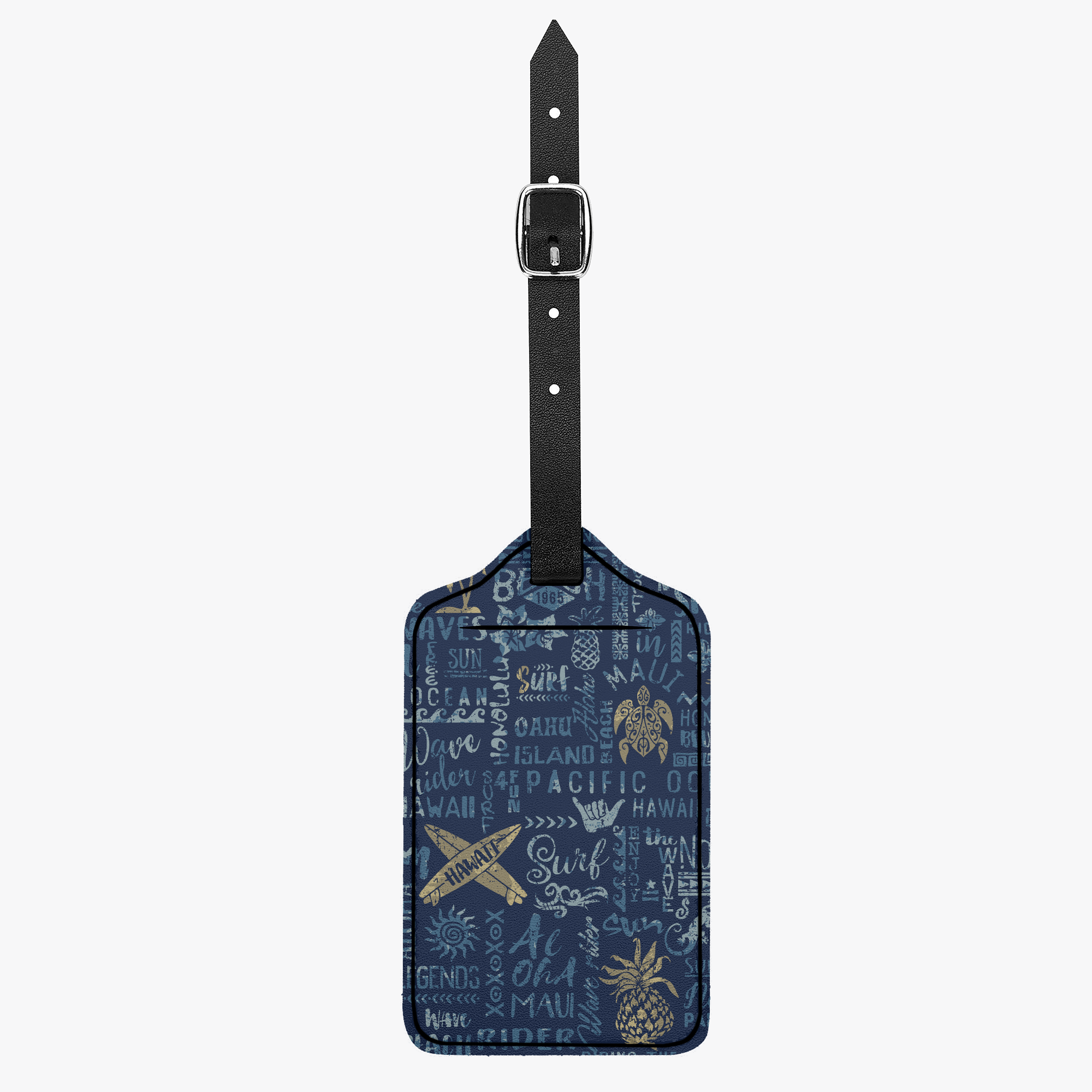 Hawaiian Surf Luggage Tag
