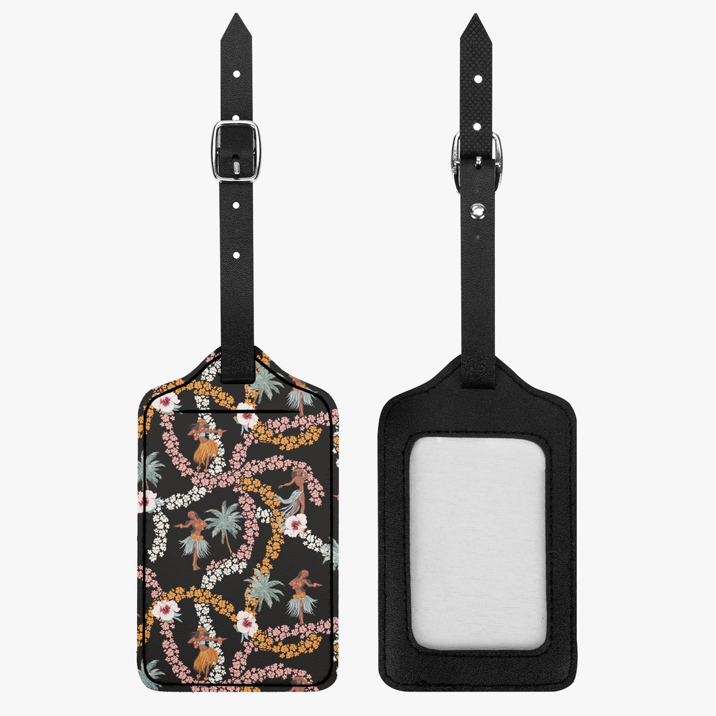 Hibiscus Hula Luggage Tag