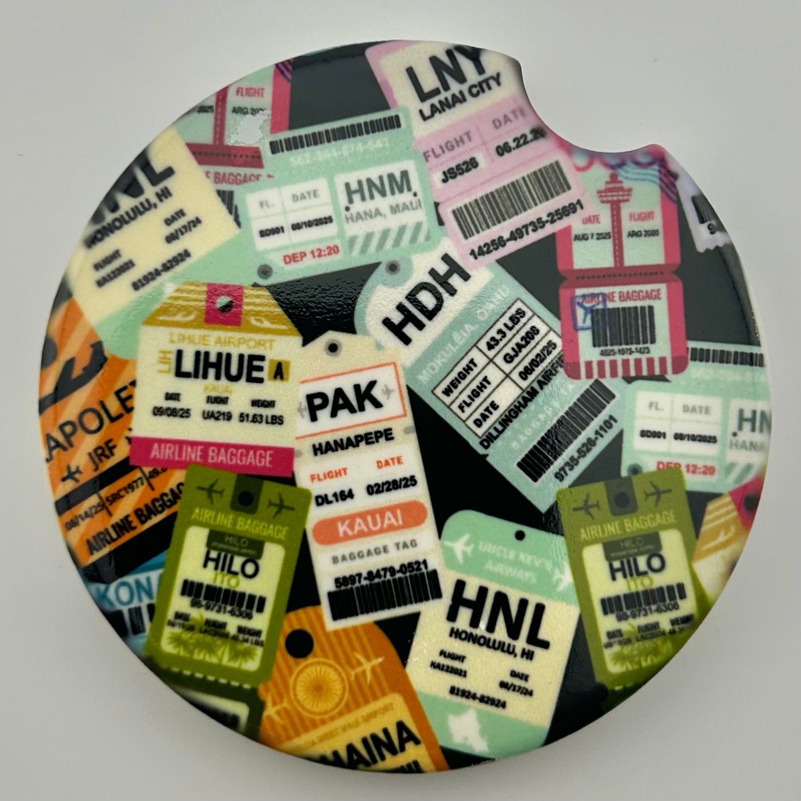 Aloha Arrivals Car Coaster Set