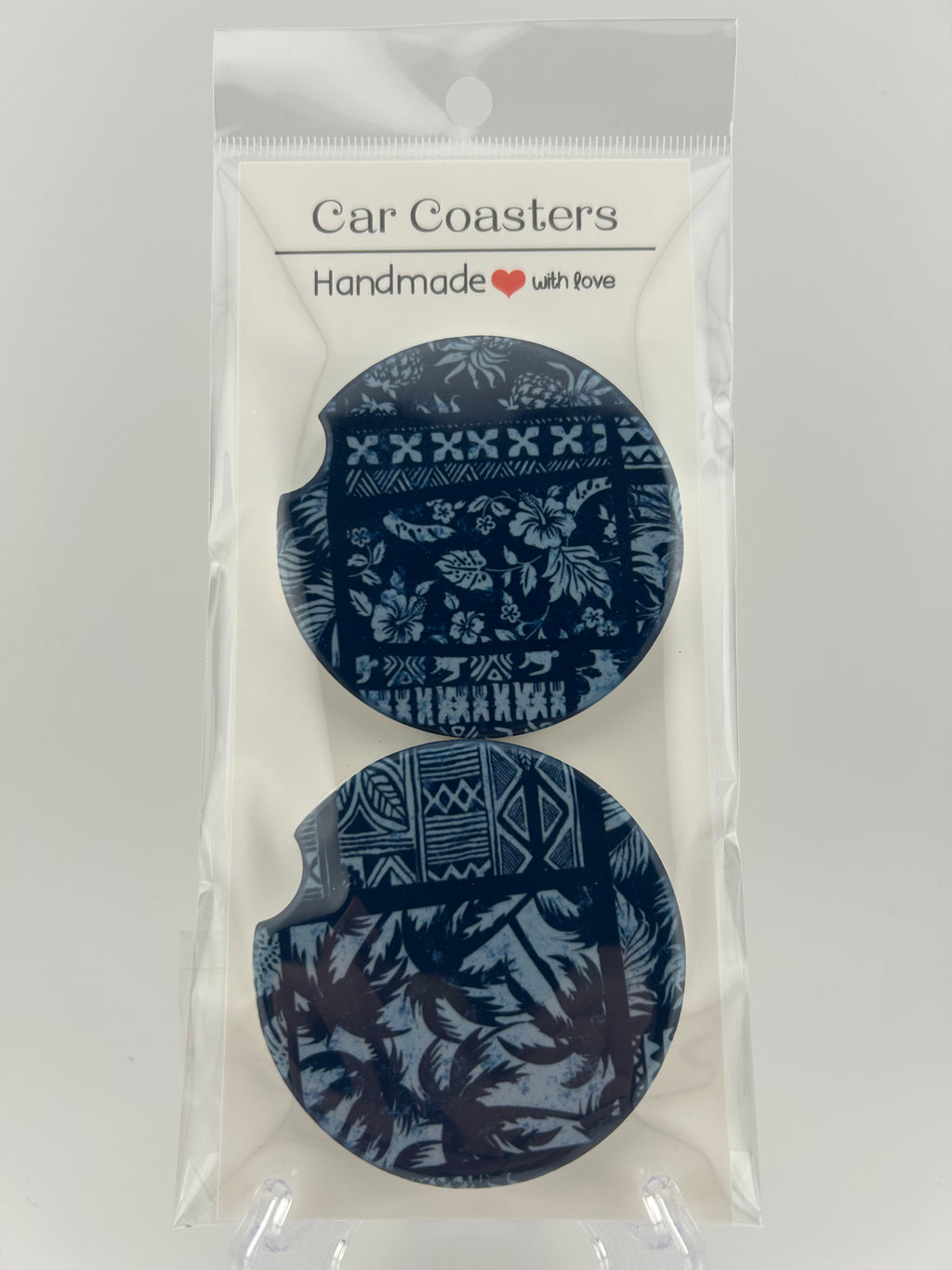 Breezy Tropics Car Coaster Set