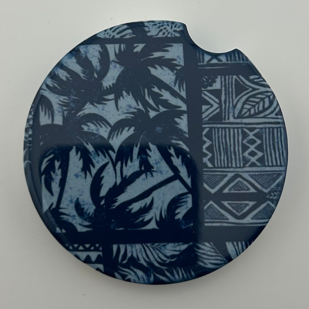 Breezy Tropics Car Coaster Set