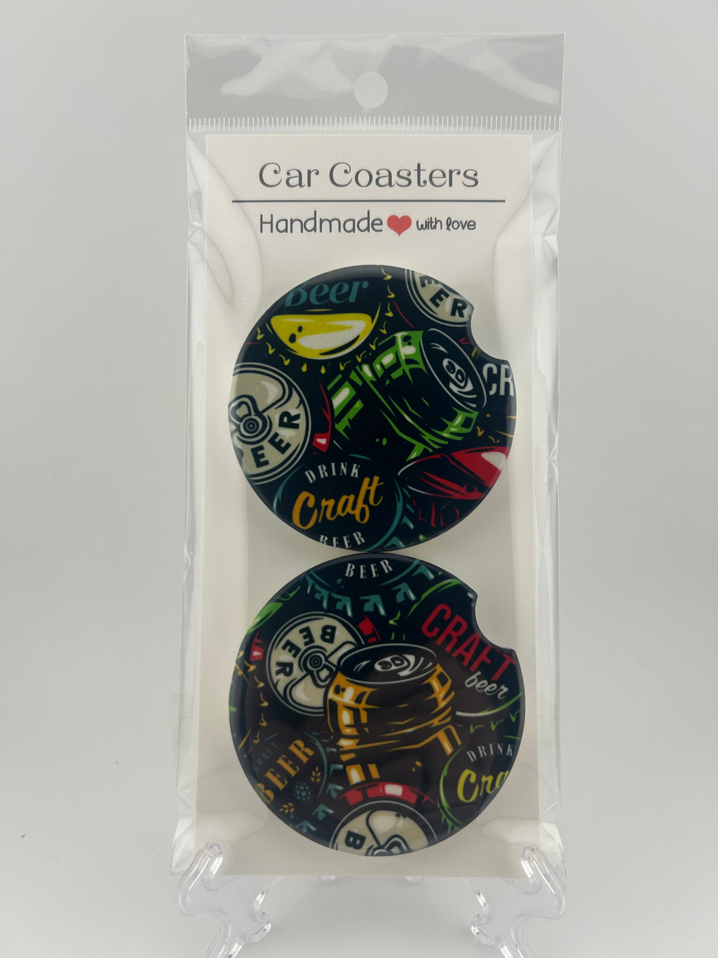 Craft Beer Car Coaster Set