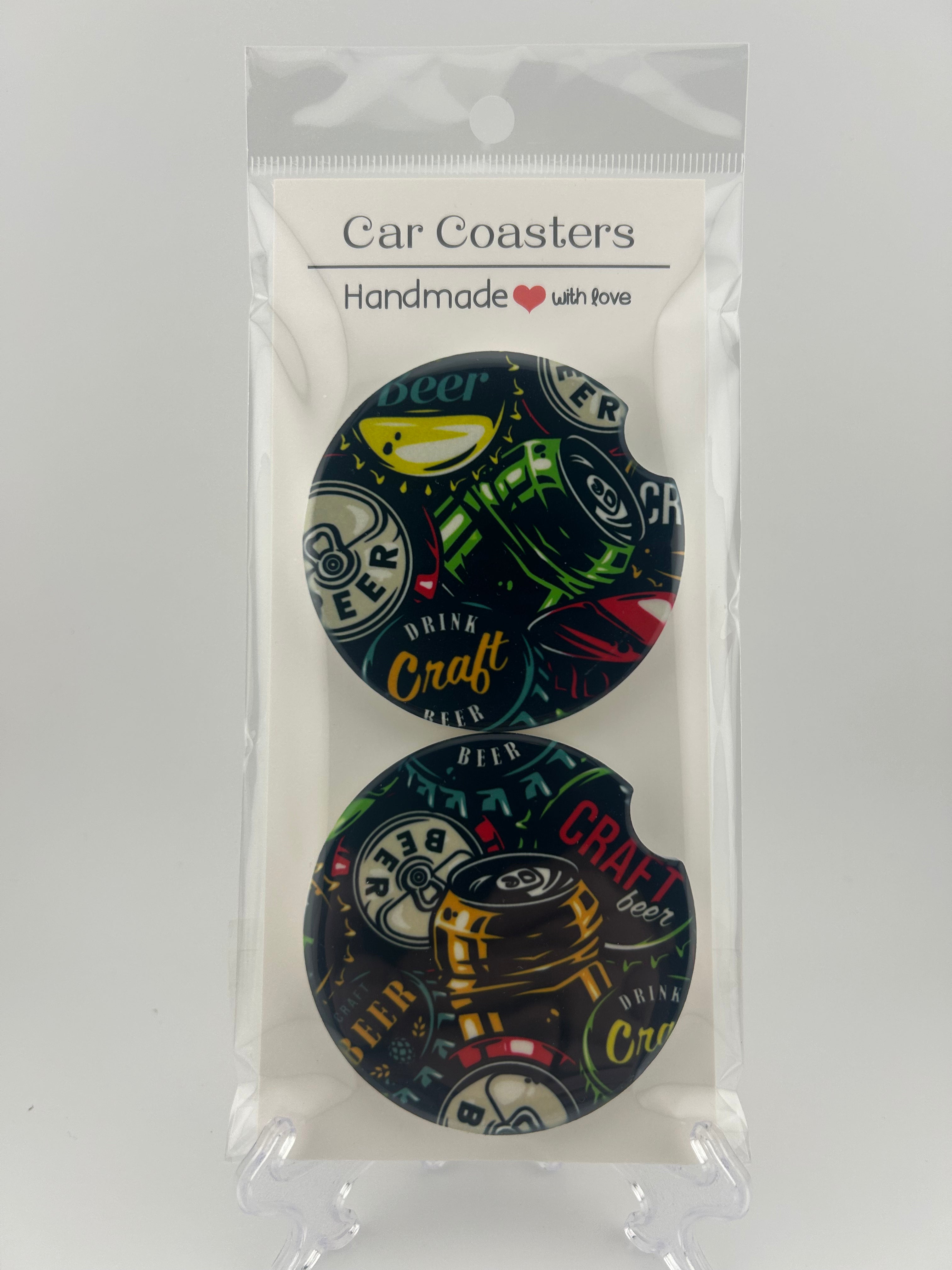 Craft Beer Car Coaster Set