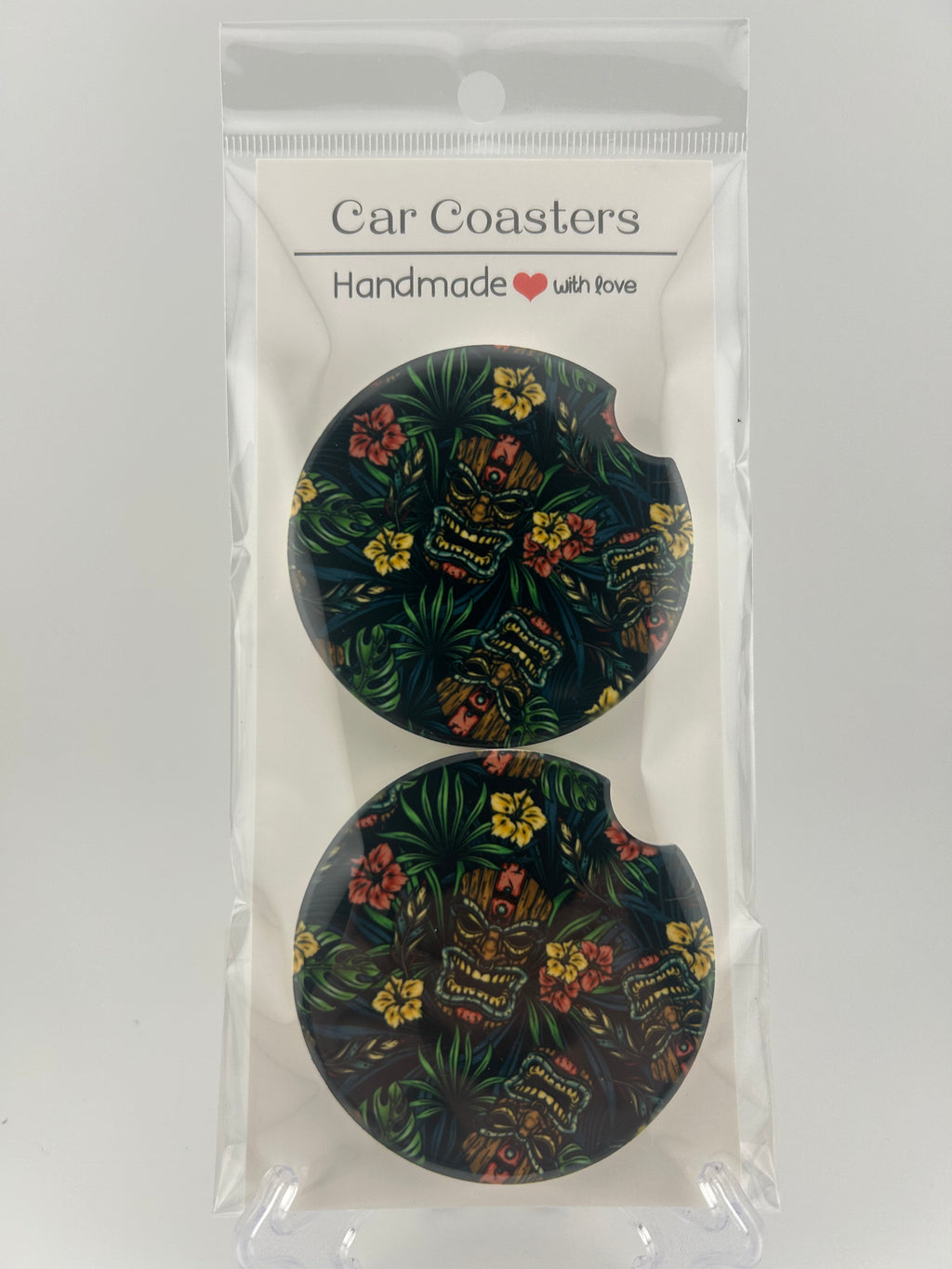 Crazy Tikis Car Coaster Set