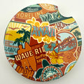 Hawaiian Adventures Car Coaster Set