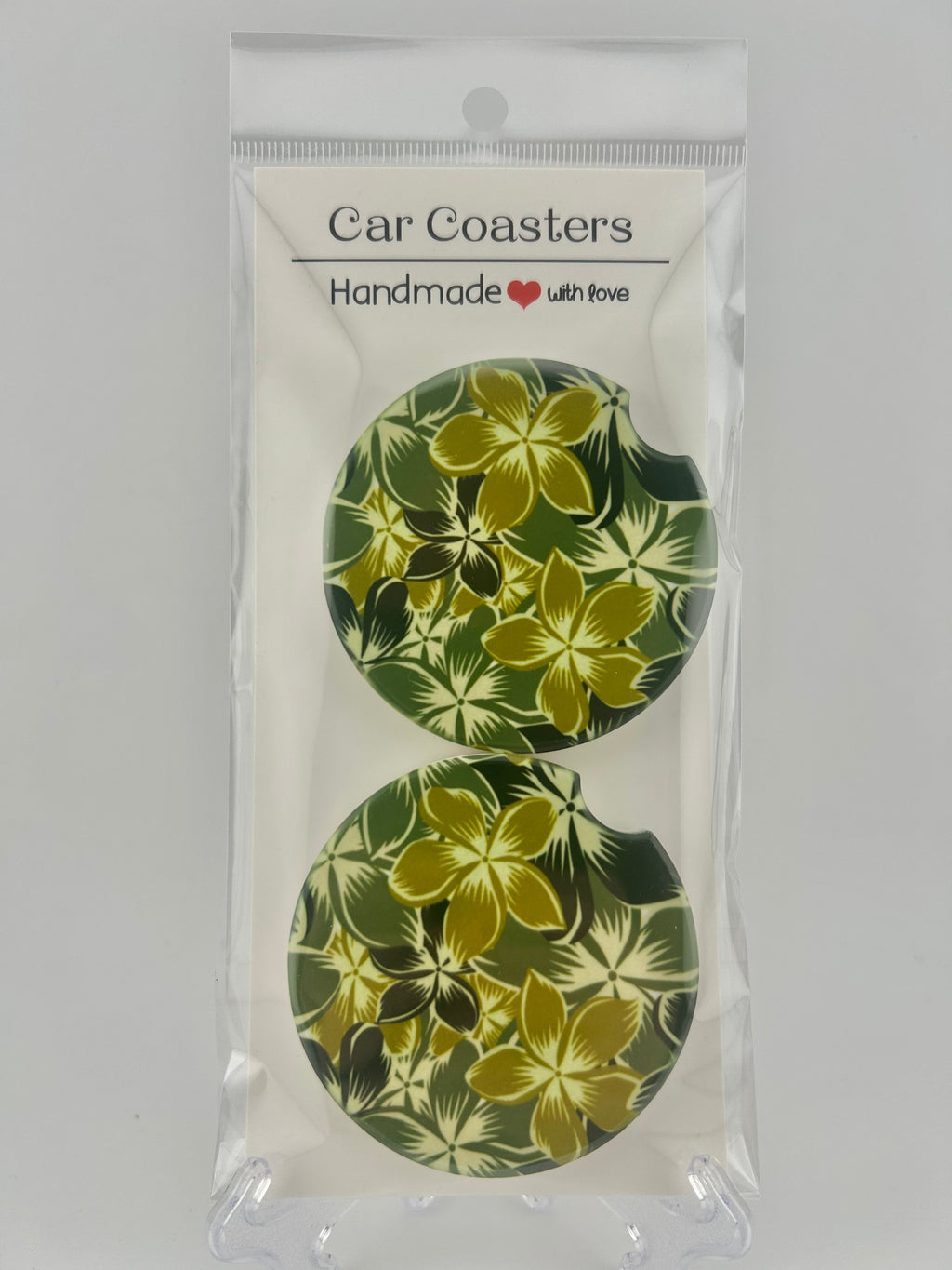 Hawaiian Camo Car Coaster Set