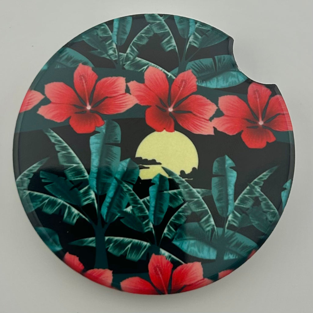 Hawaiian Nights Car Coaster Set