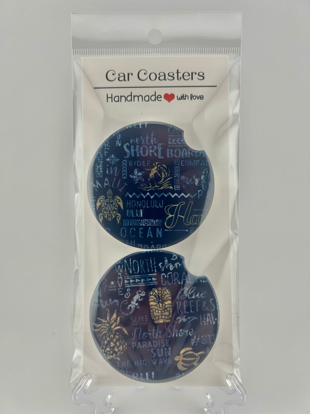Hawaiian Surf Car Coaster Set