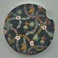 Hibiscus Hula Car Coaster Set