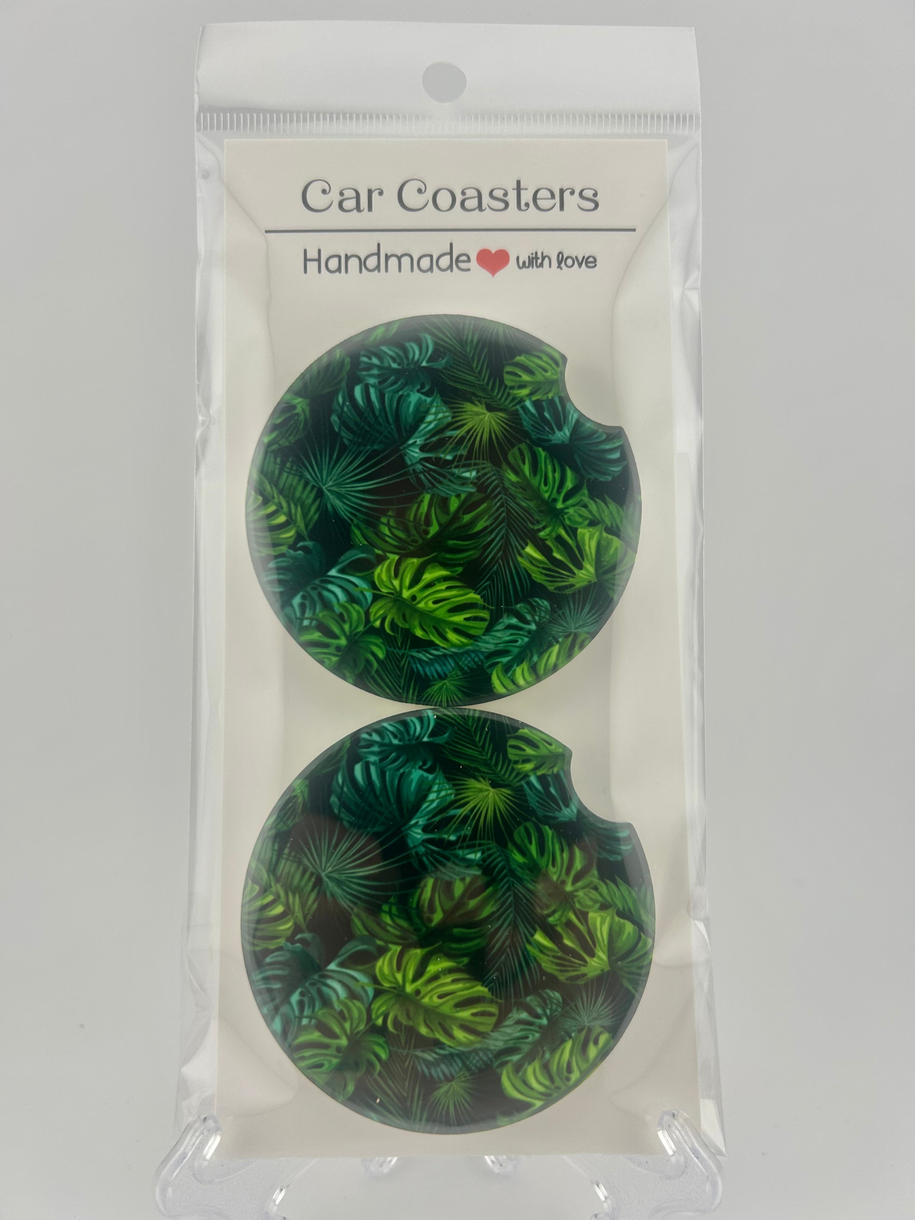 Kapolei Foliage Car Coaster Set
