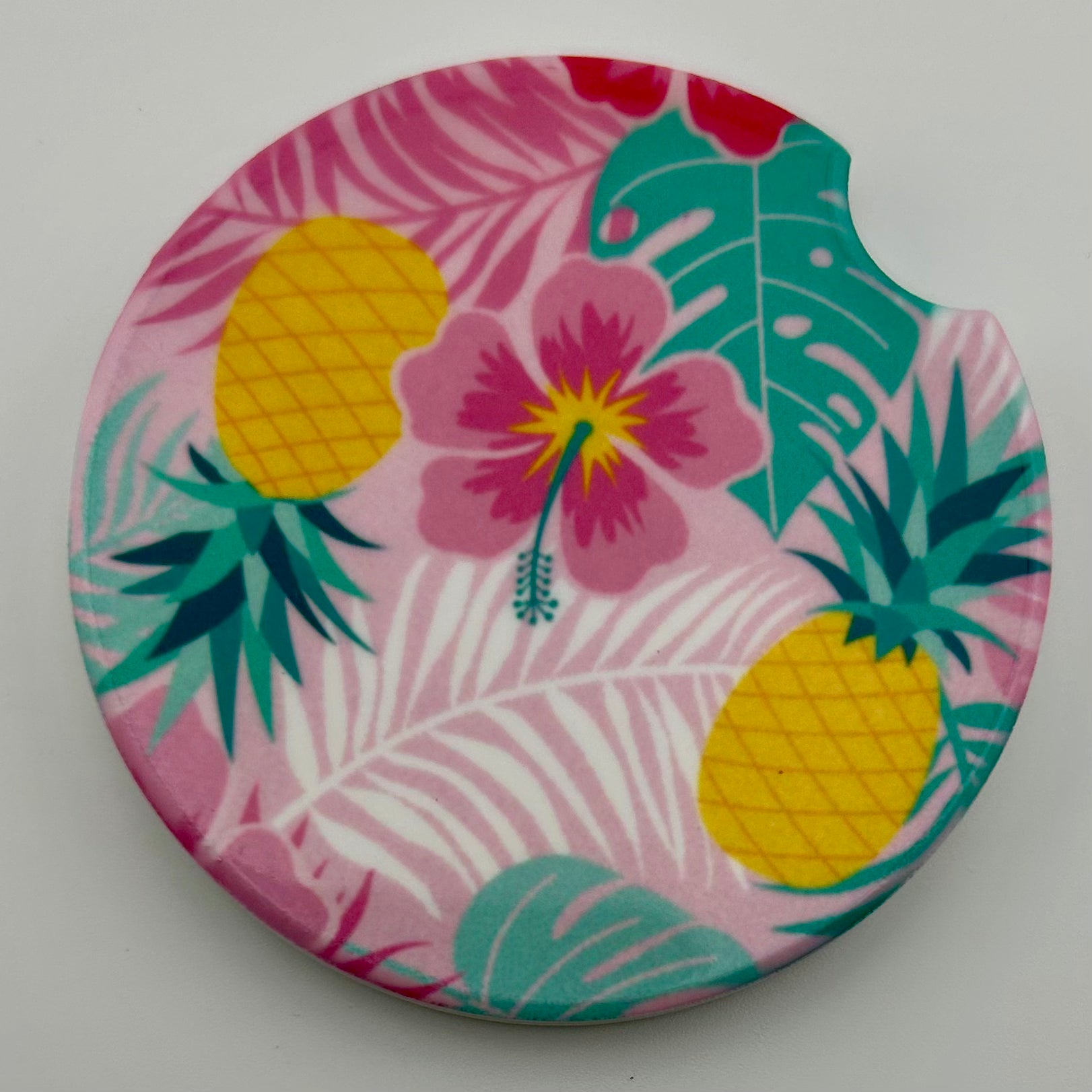 Paradise Blooms Car Coaster Set