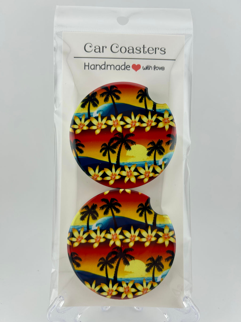 Sunset Surf Car Coaster Set