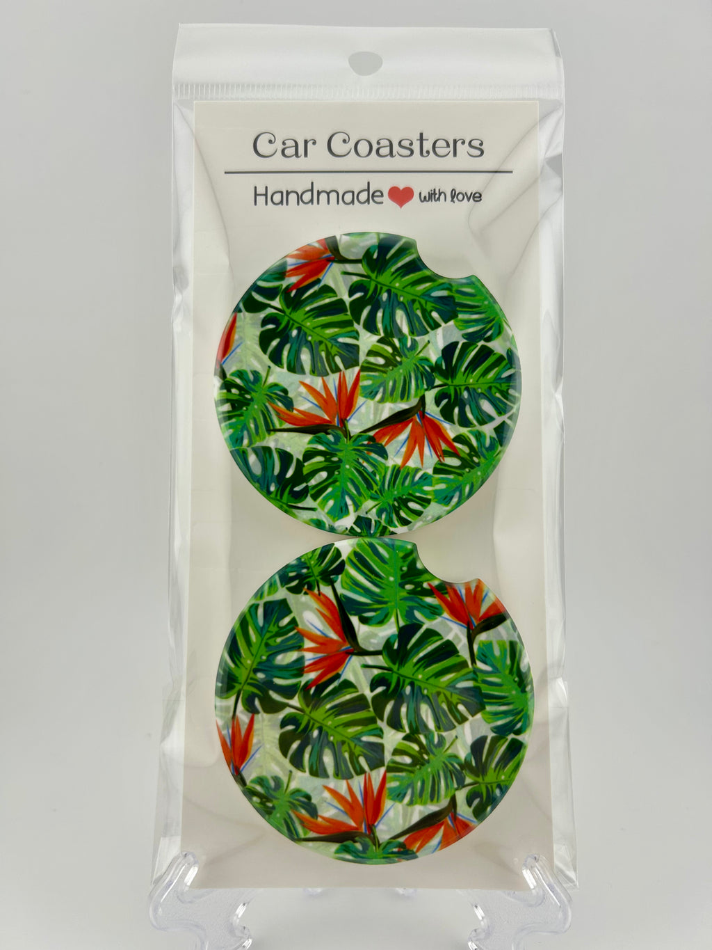 Tropical Paradise Car Coaster Set