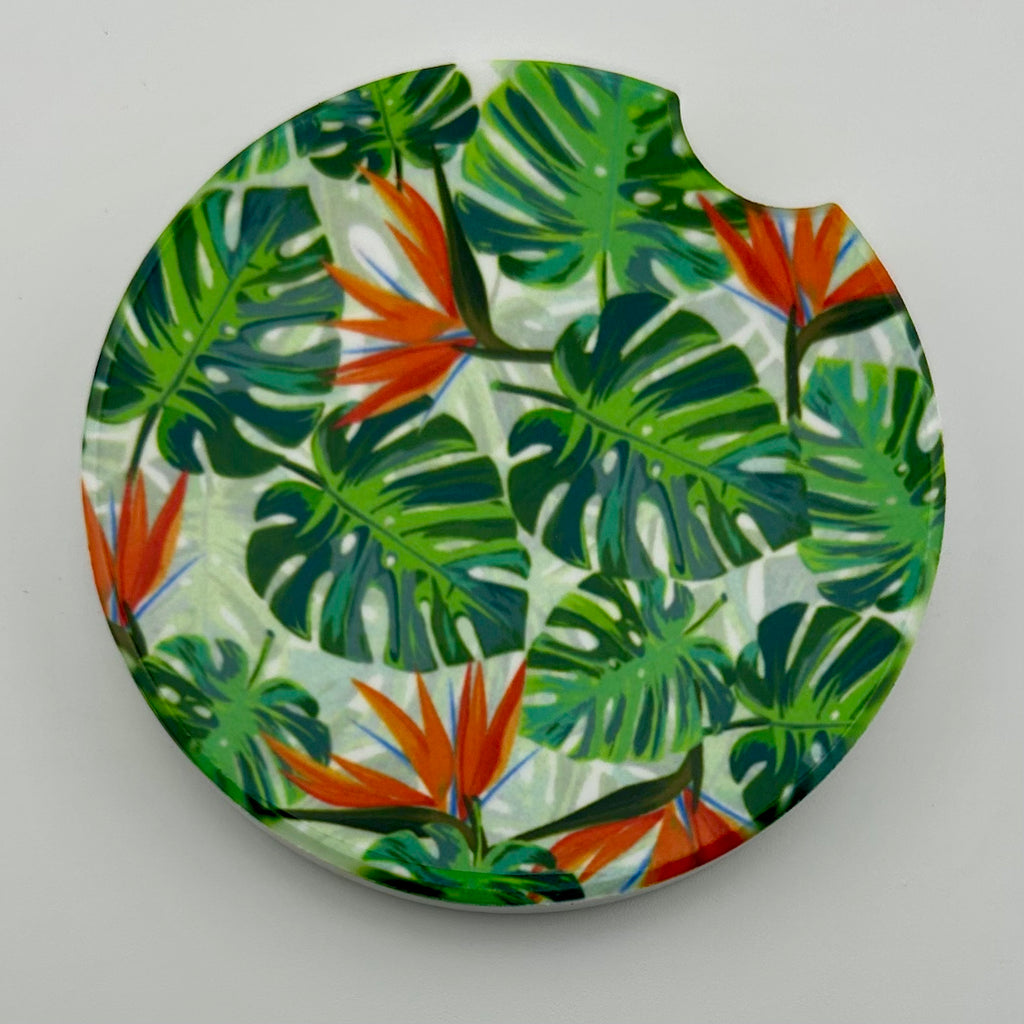 Tropical Paradise Car Coaster Set