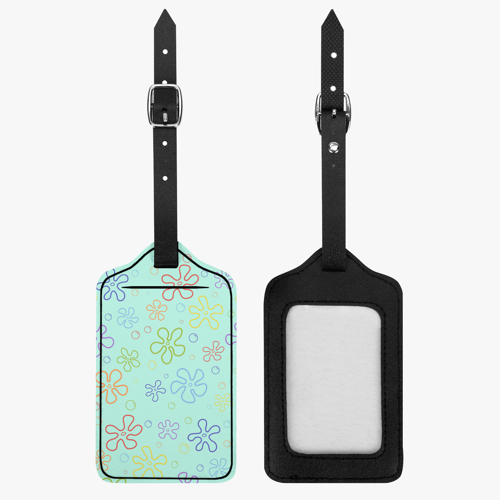 Ocean Floral Luggage Tag