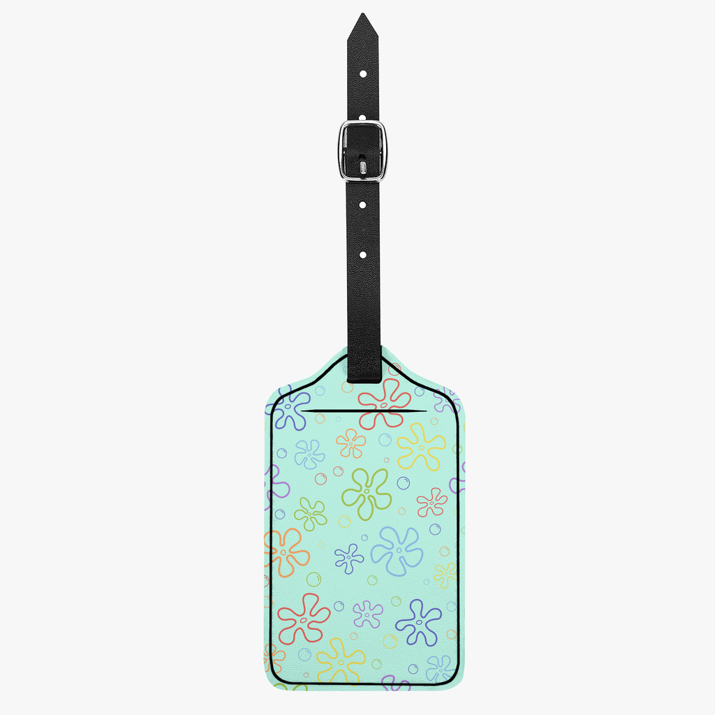 Ocean Floral Luggage Tag