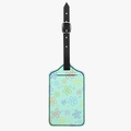 Ocean Floral Luggage Tag