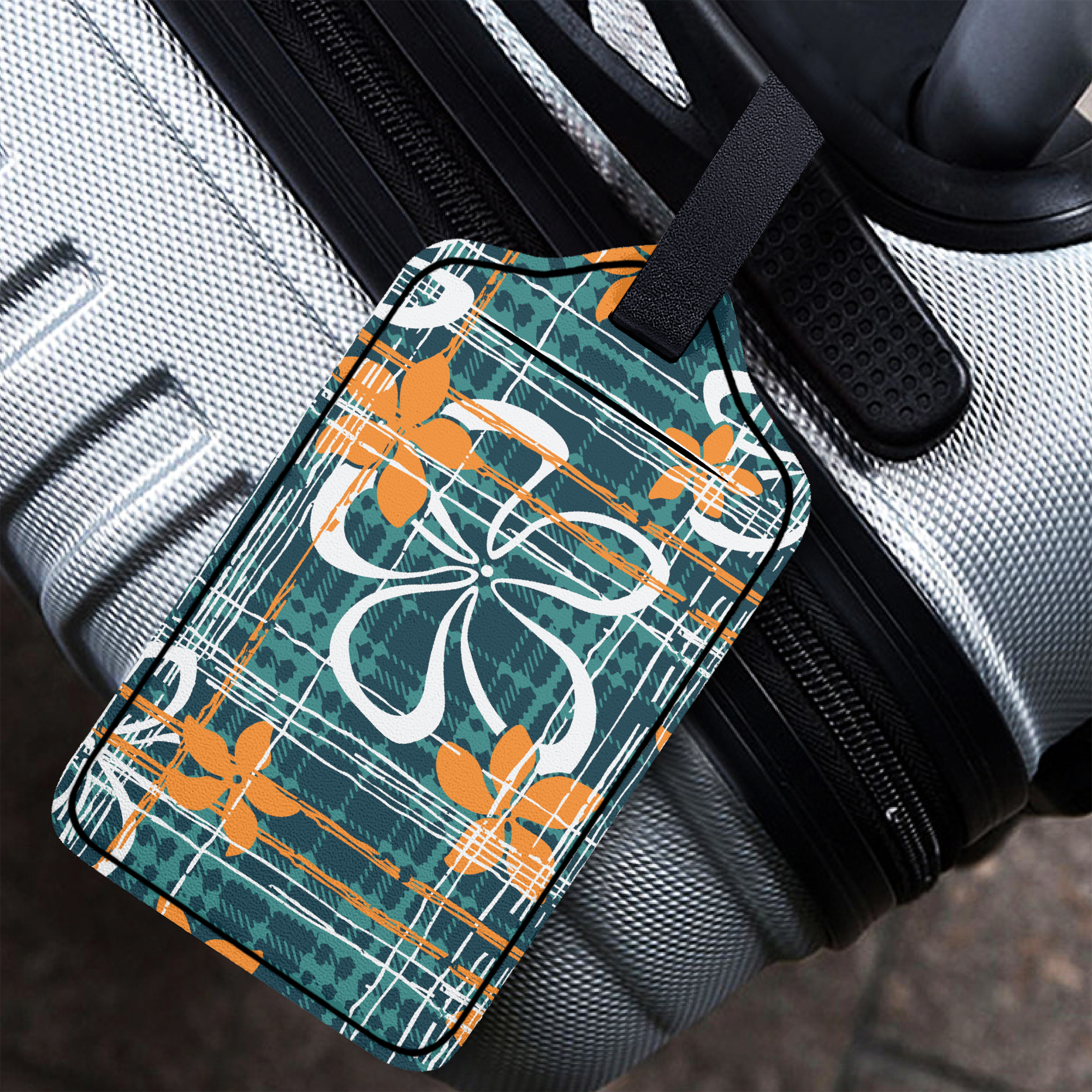 Paniolo Plaid Luggage Tag