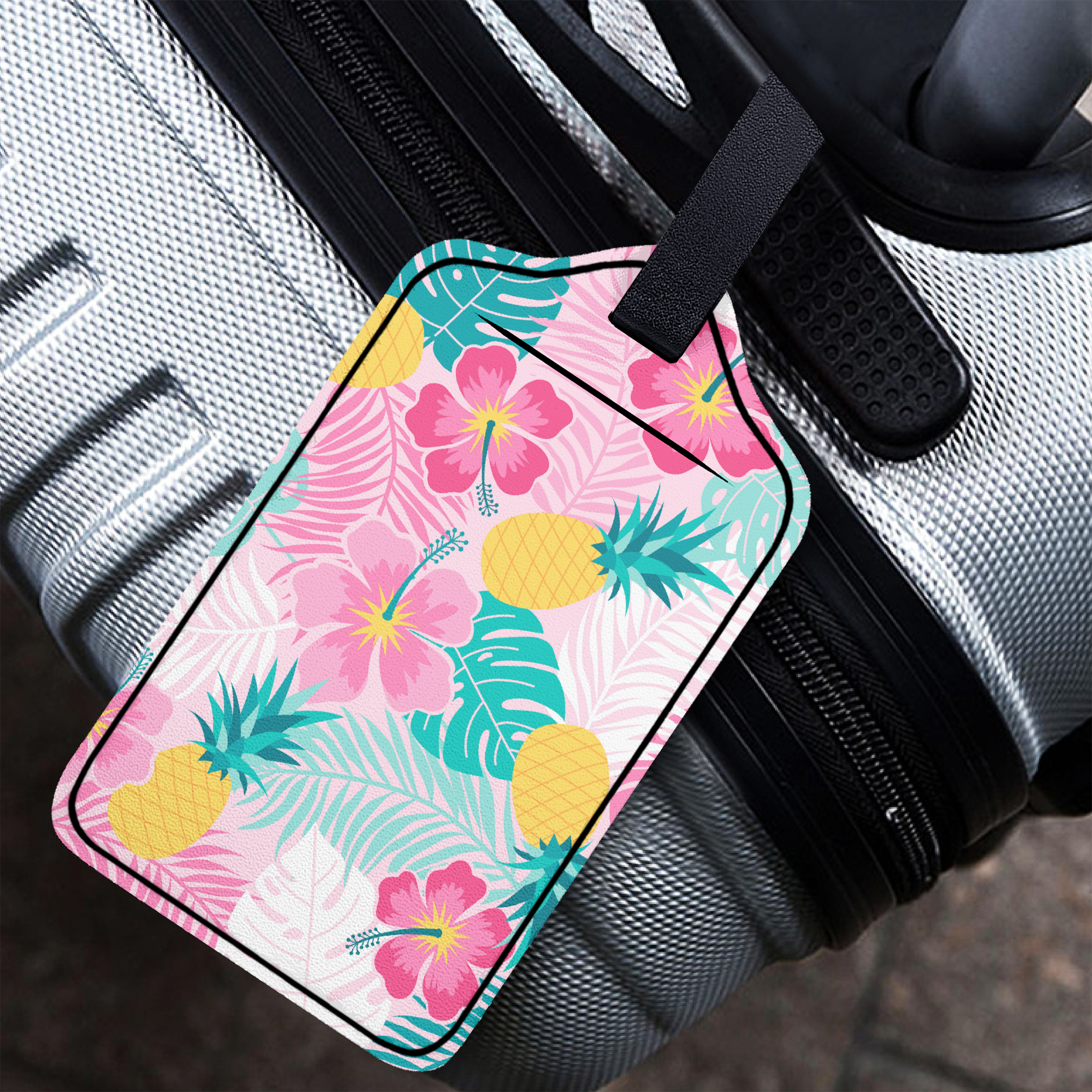 Paradise Blooms Luggage Tag