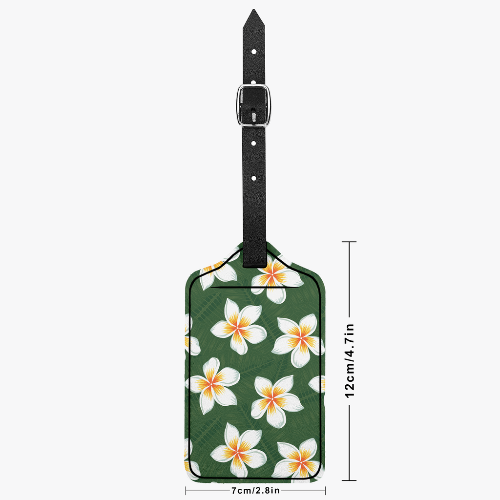 Plumeria Paradise Luggage Tag