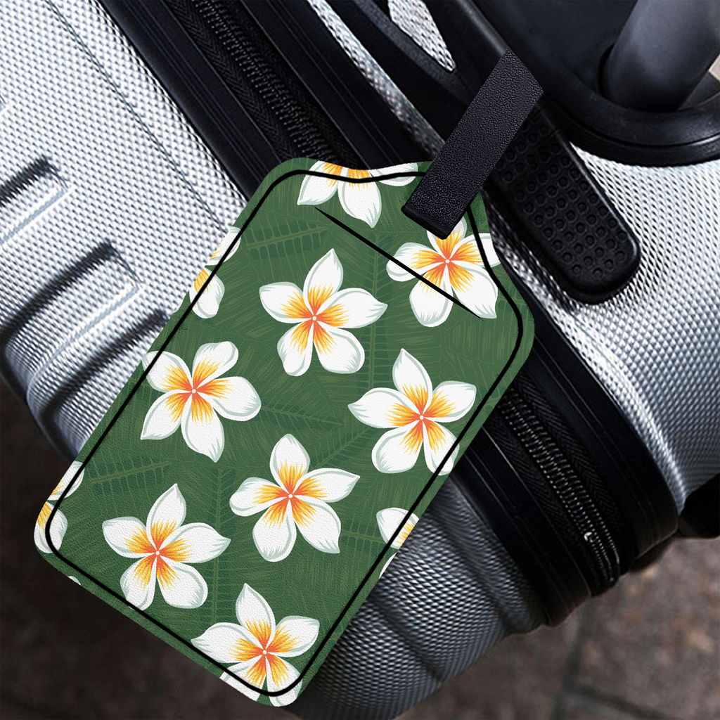 Plumeria Paradise Luggage Tag