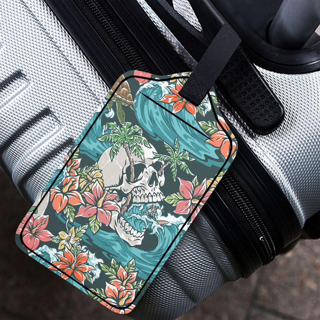Skull Swell Luggage Tag